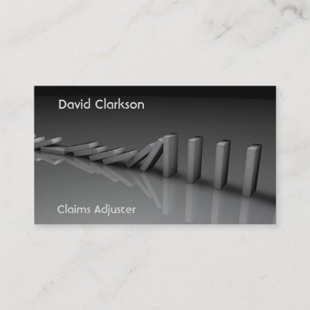 Claims Adjuster Insurance Sales Business Cards