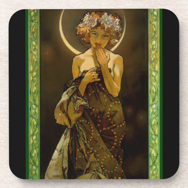 Clair de Lune Beverage Coaster (Front)