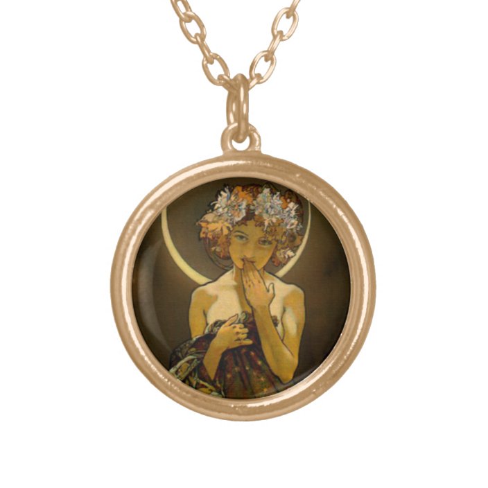 Clair de Lune Gold Plated Necklace