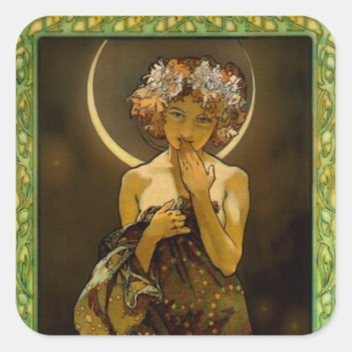 Clair de Lune Square Sticker