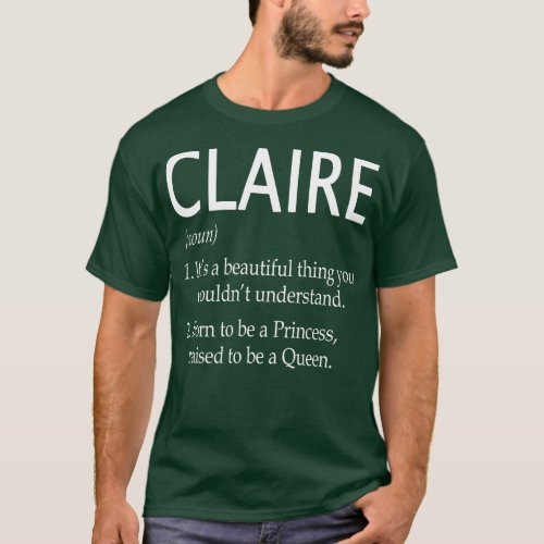 Claire Name Gift 125 T_Shirt