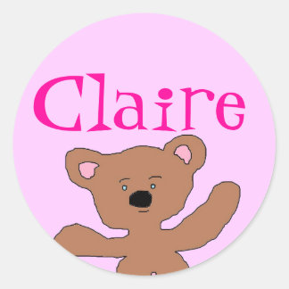 Claire Stickers | Zazzle