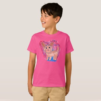 Claire's Favorite Yorkie T-shirt by Cobalt_Presents at Zazzle