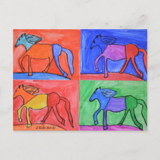 Claire's Horses Postcard