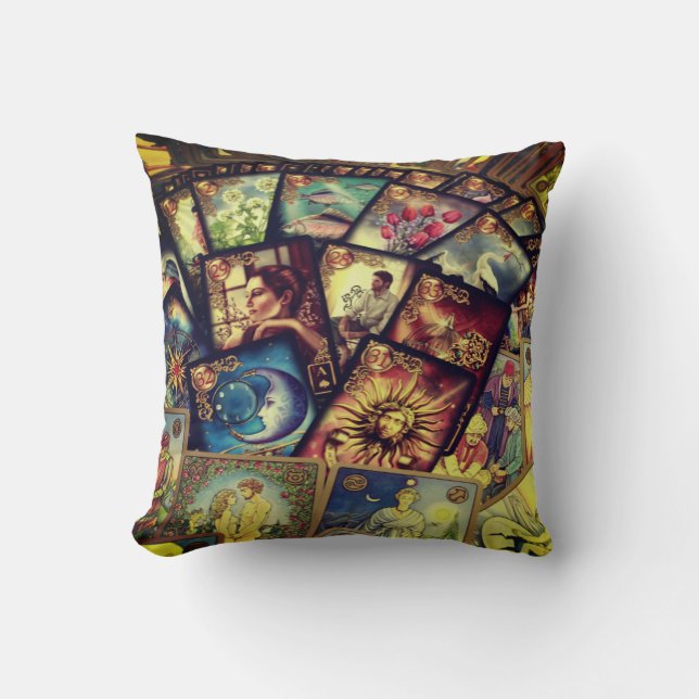 Clairvoyant Psychic 2 Throw Pillow (Front)
