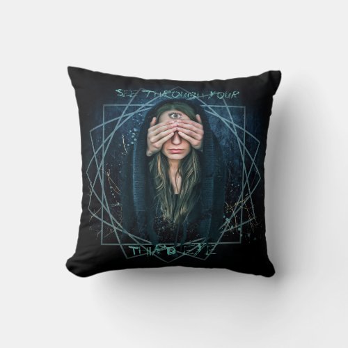 Clairvoyant Psychic 4 Throw Pillow
