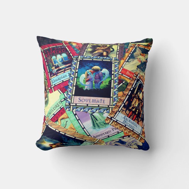Clairvoyant Psychic 5 Throw Pillow (Front)