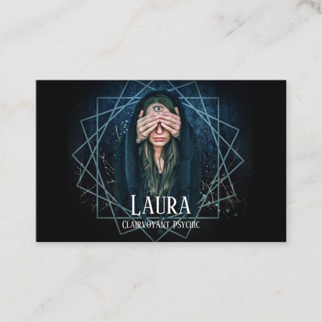 Clairvoyant Psychic Business Card (Front)