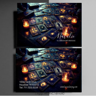 Clairvoyant Psychic Medium Tarot Business Card