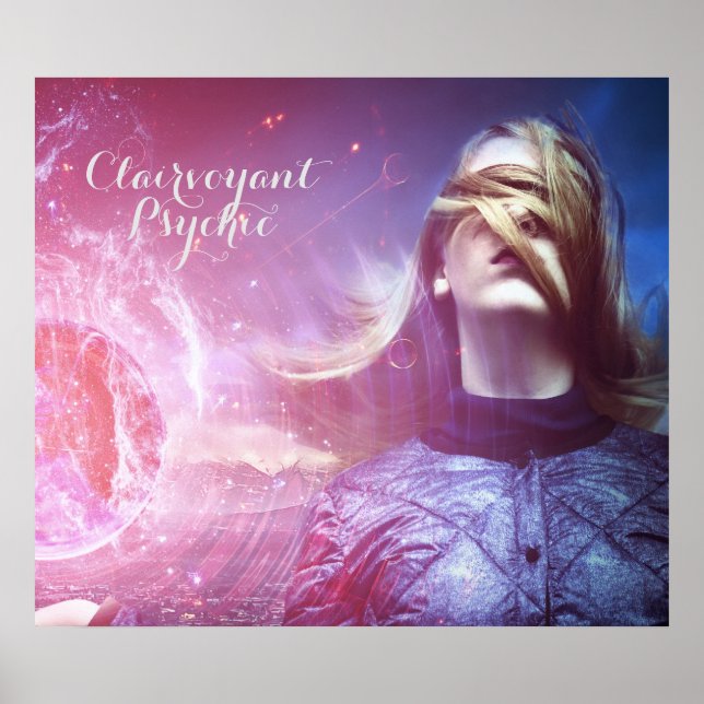 Clairvoyant Psychic Poster Premium Canvas (Gloss) (Front)