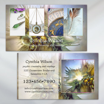Clairvoyant Psychic Reader Photo Business Card by sunnysites at Zazzle
