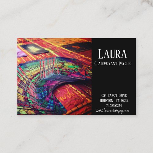 Clairvoyant Psychic Tarot Business Card