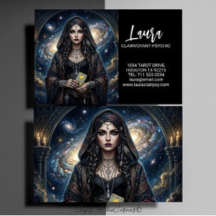 Clairvoyant Psychic Tarot Card