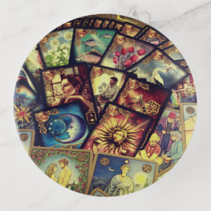Clairvoyant Psychic Tarot Card Trinket Tray