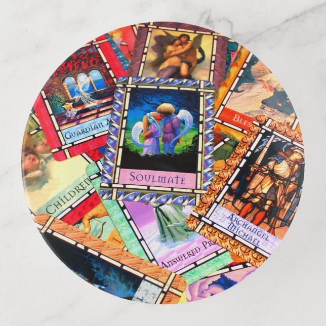 Clairvoyant Psychic Tarot Reading Trinket Tray (Front)