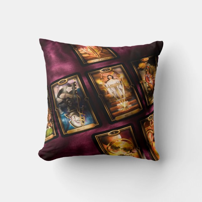 Clairvoyant Psychic Throw Pillow (Front)