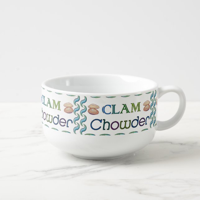 Clam Chowder 2 Soup Mug (Left)