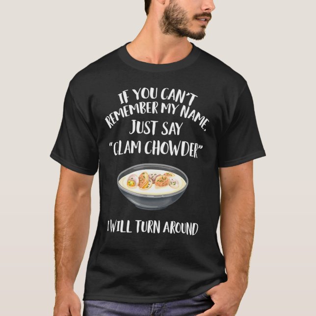 Clam Chowder Apparel - Amazing Chowders Design T-Shirt (Front)