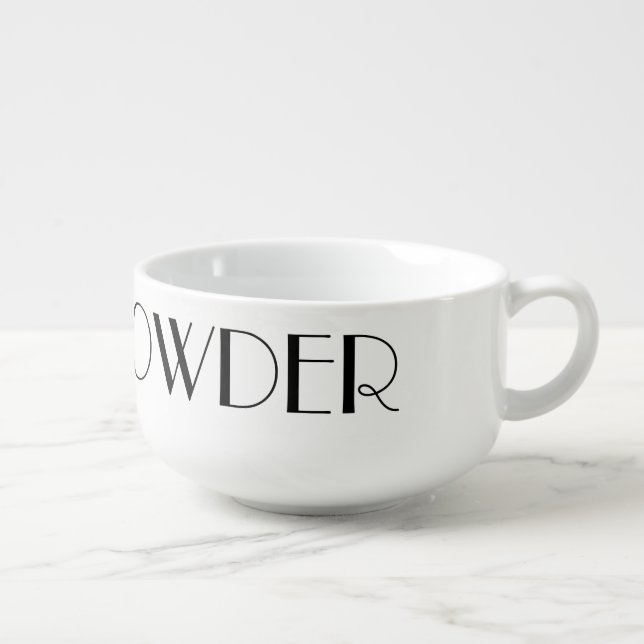 Clam Chowder- Custom Soup Mug (Left)