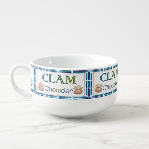 Clam Chowder Soup Mug
