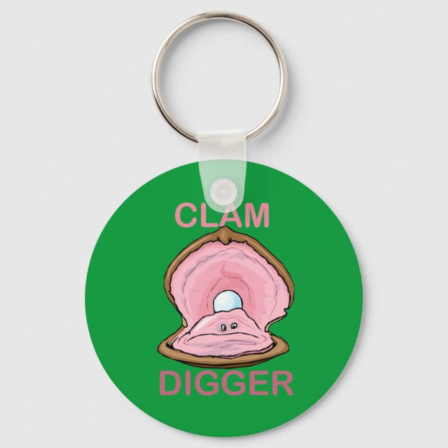 CLAM DIGGER KEYCHAIN (Front)