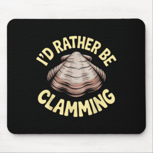 Clam Digging Costume Art For Men Women Boys Girls Mouse Pad