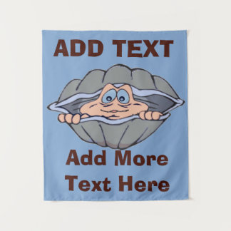 Clam, Oyster Bar, add text, Tapestry