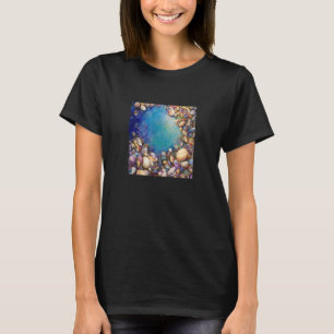 Clam Seashell Shell Collector Beach Ocean Coastal T-Shirt