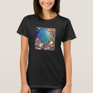 Clam Seashell Shell Collector Beach Ocean Coastal T-Shirt