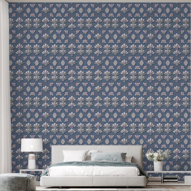 Clam seashell wallpaper  (Bedroom)