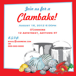 Clambake Invitations Zazzle