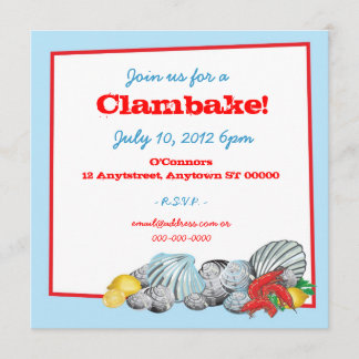 Clambake Invitation