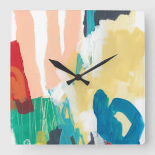 Clamor I Square Wall Clock