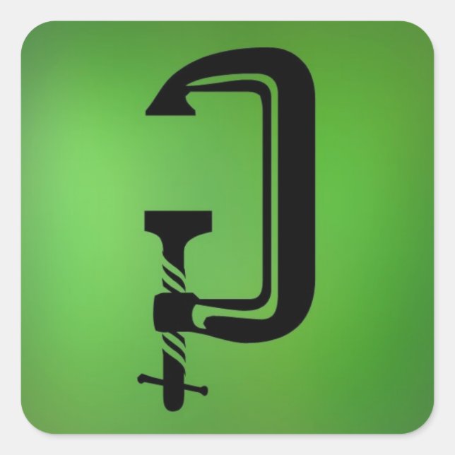 Clamp AH2010 Square Sticker (Front)