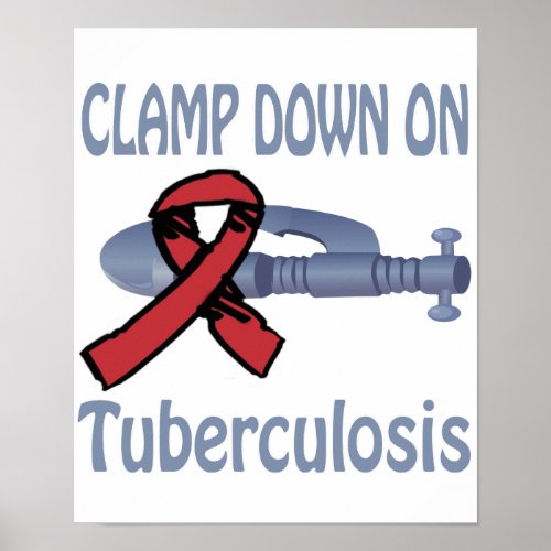 Clamp Down On Tuberculosis Poster