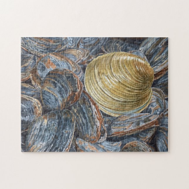 Clams and Quahog Shell Puzzle (Horizontal)