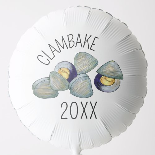Clams Clambake Rhode Island New England Seafood Balloon