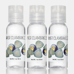 Clams Clambake Rhode Island New England Seafood Hand Sanitizer