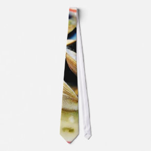 Clams Muscles Shellfish Food Neck Tie