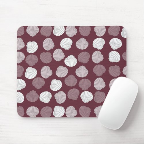 Clams Shell Seashells Mouse Pad