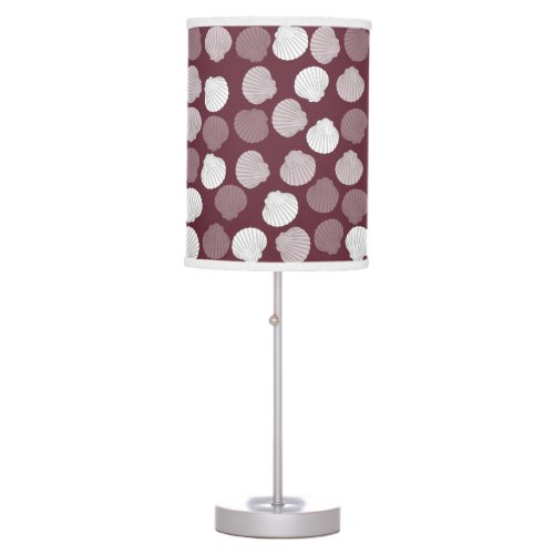 Clams Shell Seashells Table Lamp