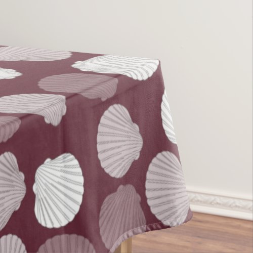 Clams Shell Seashells Tablecloth