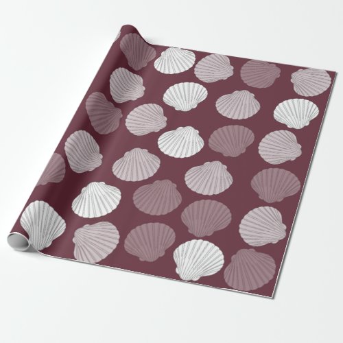 Clams Shell Seashells  Wrapping Paper