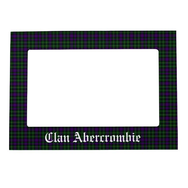 Clan Abercrombie Tartan Magnetic Frame (Front)