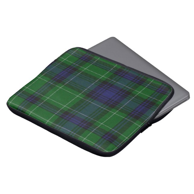 Clan Abercrombie Tartan Plaid Laptop Cover (Front Top)
