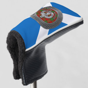 Clan Adair Crest & Tartan Knot Golf Head Cover