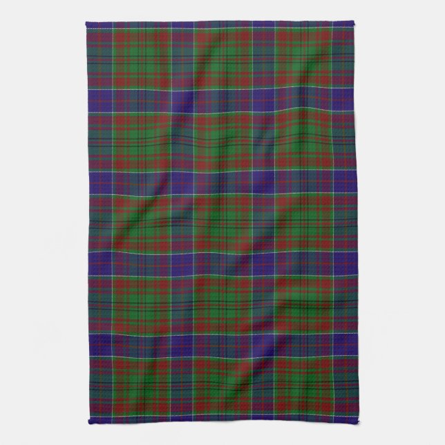 Clan Adams Tartan Kitchen Towel (Vertical)