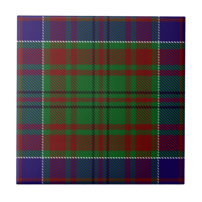 Clan Adams Tartan Tile (Front)