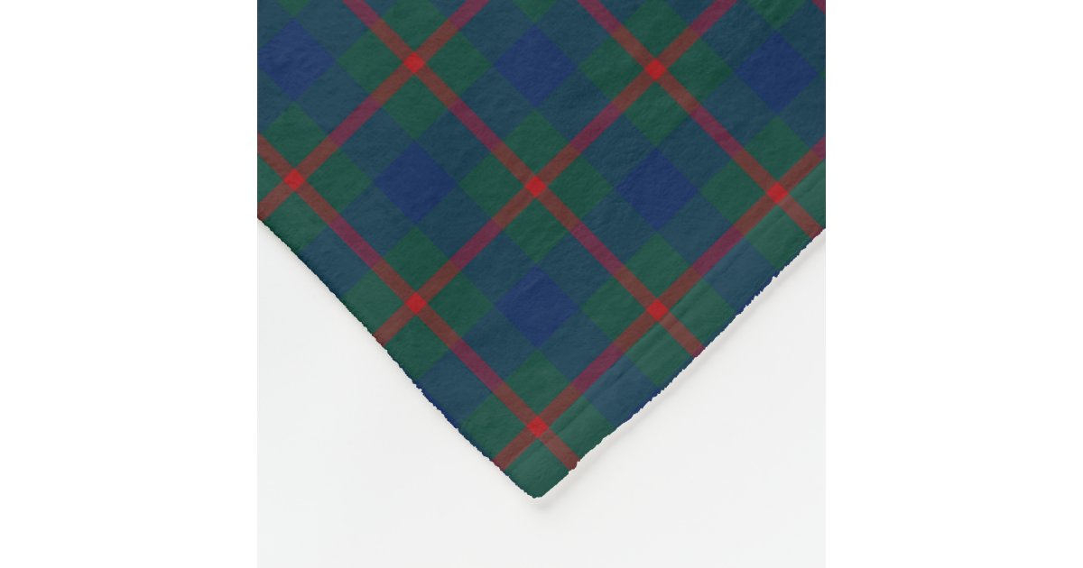Agnew Ancient Tartan Crest Blanket Wave Style main image 1