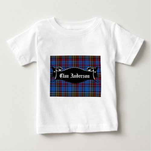 Clan Anderson Banner Baby T_Shirt